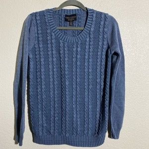 Absolutely Stitch Fix Cable Knit Pullover Sweater Size Medium Blue